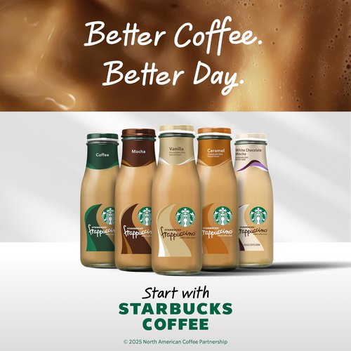 Starbucks Frappuccino Lite, Creamy Vanilla Gelato, 9.5 Fl Oz Bottles (Pack of 12)