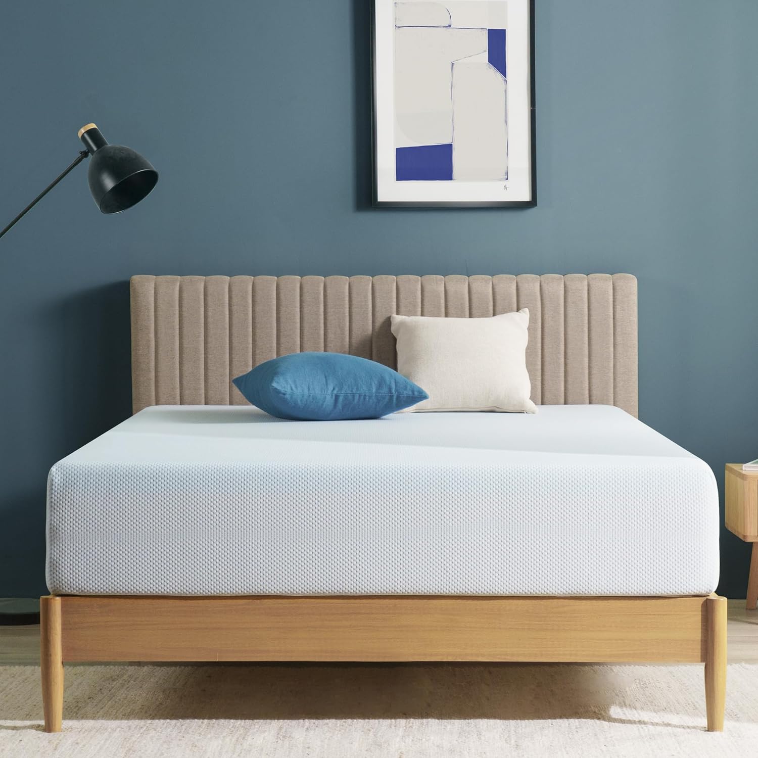 Zinus 12 Inch Green Tea Memory Foam Mattress - King Size, Cooling Gel, Medium Firm, Fiberglass Free