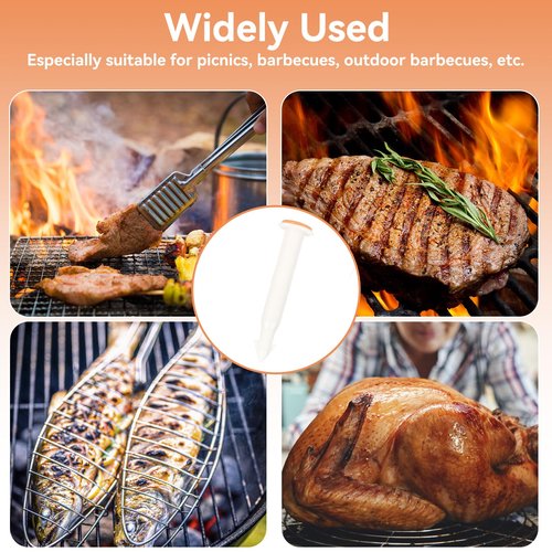 20PCS Chicken Thermometer Turkey Timer, Poultry Roasted Chicken Meat Thermometer Cooking Thermometer for Oven Cooking Poultry Turkey Meat Beef