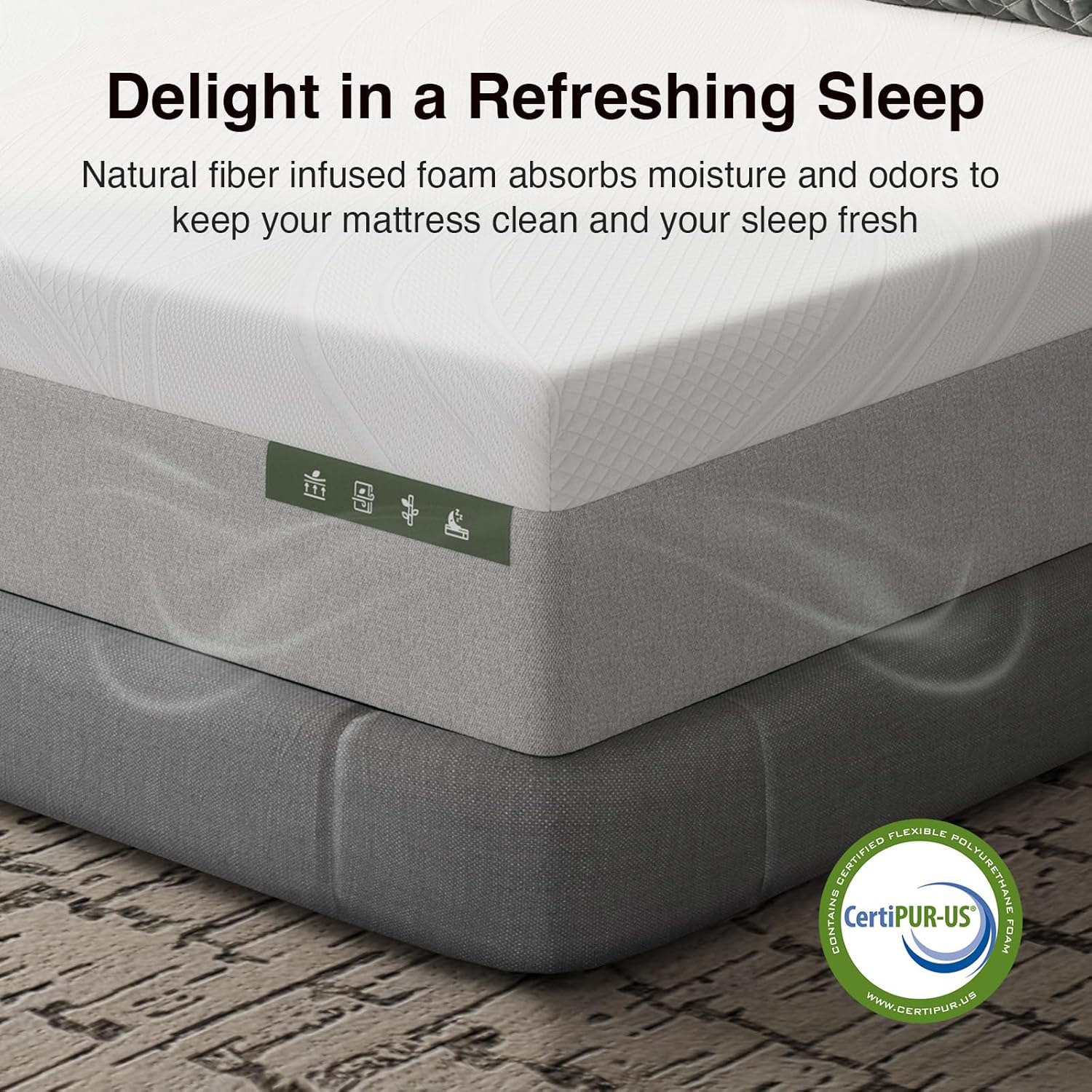 Novilla Queen Mattress - 14 Inch Gel-Infused Cooling Memory Foam | Pain Relief & Spinal Support