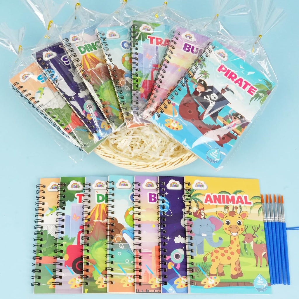 ZMLM 24 Mini Water Coloring Books for Kids - Fun Party Favors for Ages 4-8 | Perfect Birthday Goodie Bag Stuffers