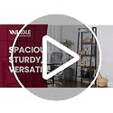 4-Tier Ladder Shelf, Rustic Industrial Bookcase Storage Rack for Home & Office