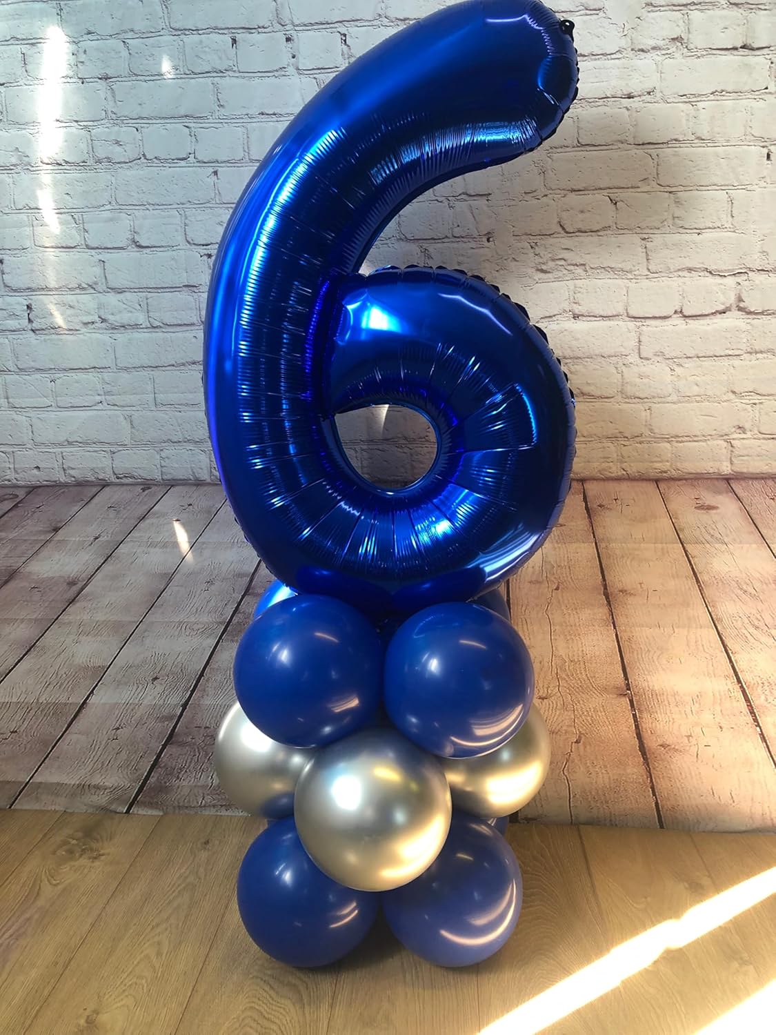 Number 1 Balloon - Night Blue 40 Inch First Birthday Decoration for Boys & Girls