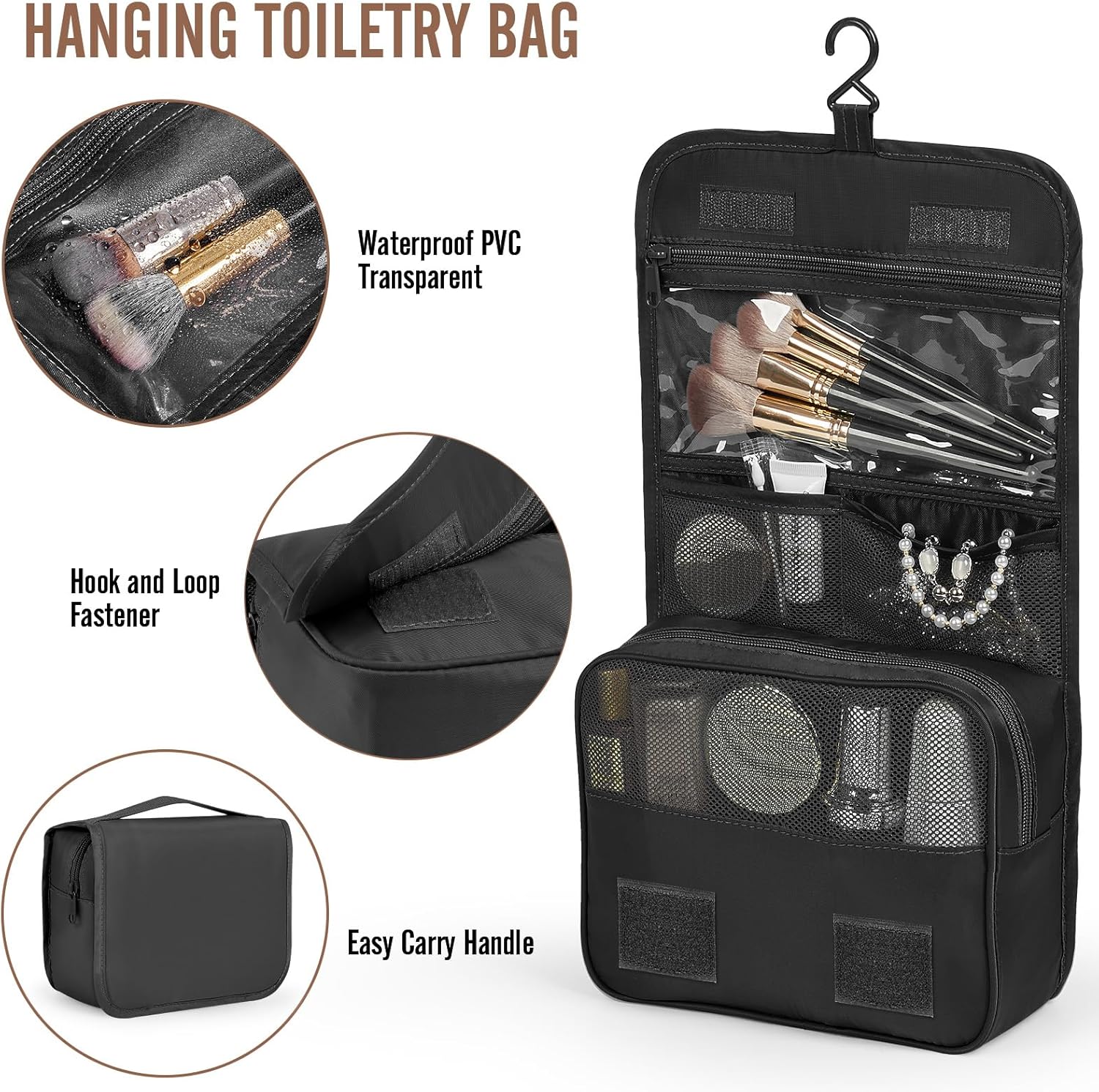 Veken Packing Cubes - 10-Piece Travel Organizer Set with Laundry & Toiletry Bags | Essential Carry-On Accessories