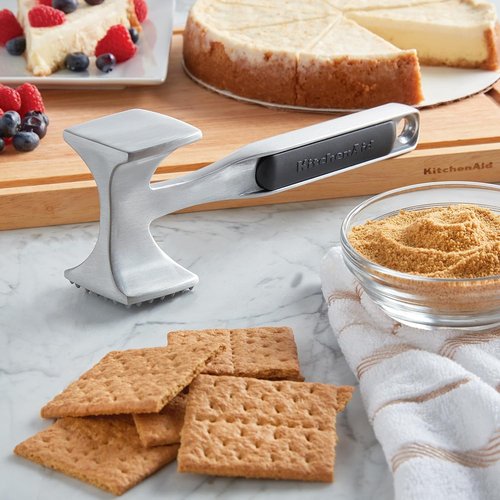 KitchenAid Gourmet Meat Tenderizer - Multi-Sided Design for Easy Pounding | Black, Hand Wash, One Size