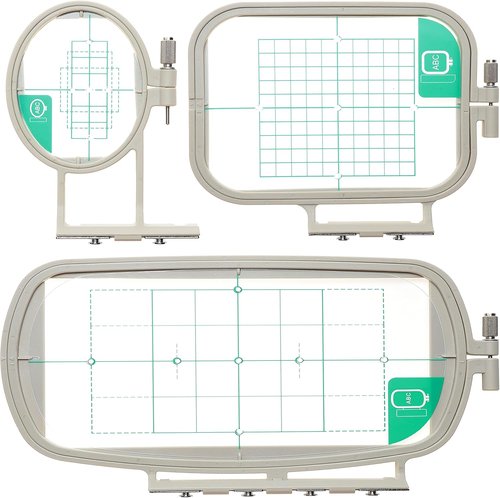 Brothread Embroidery Machine Hoop 3-in-1 Set | Compatible with Brother & BabyLock Models
