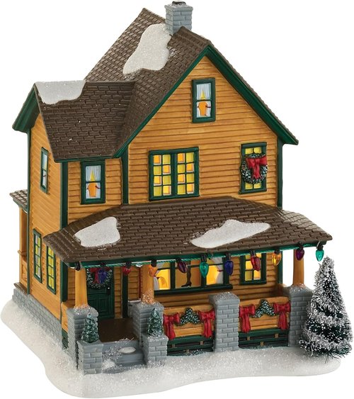 Department 56 Ralphie's House | Lit Christmas Village Decor - 7.24-Inch Size