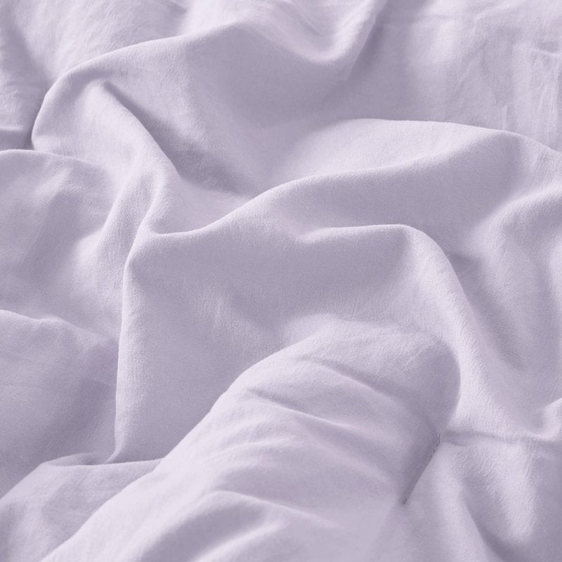 Codi Lavender Purple Boho Twin Comforter Set for Girls, Aesthetic Pom Fringe Design Cute Bedding, Soft Washed Microfiber Bed Sets, Lightweight Chic,1 Comforter & 1 Pillowcase