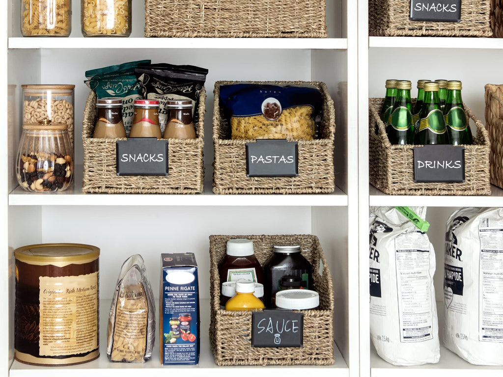 StorageWorks Seagrass Wicker Baskets