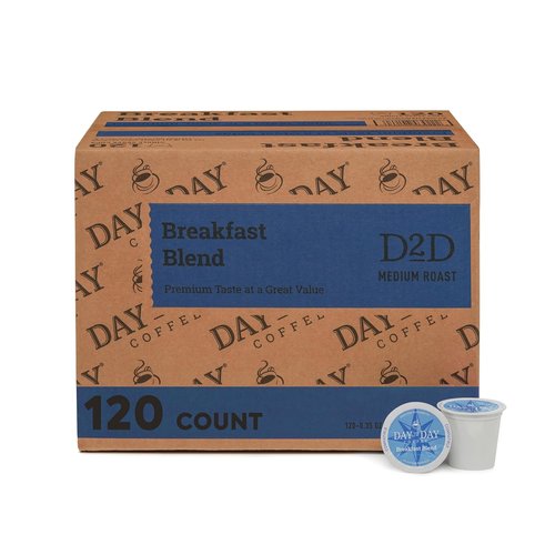 Day To Day | Medium Roast Coffee Pods - 120 Count Compatible with Keurig K-Cup Brewers