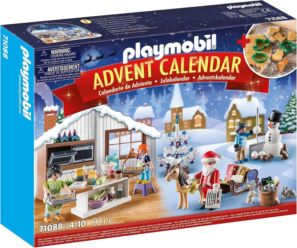 PLAYMOBIL Advent Calendar - Festive Christmas Baking Fun for Kids | Holiday Gift Idea