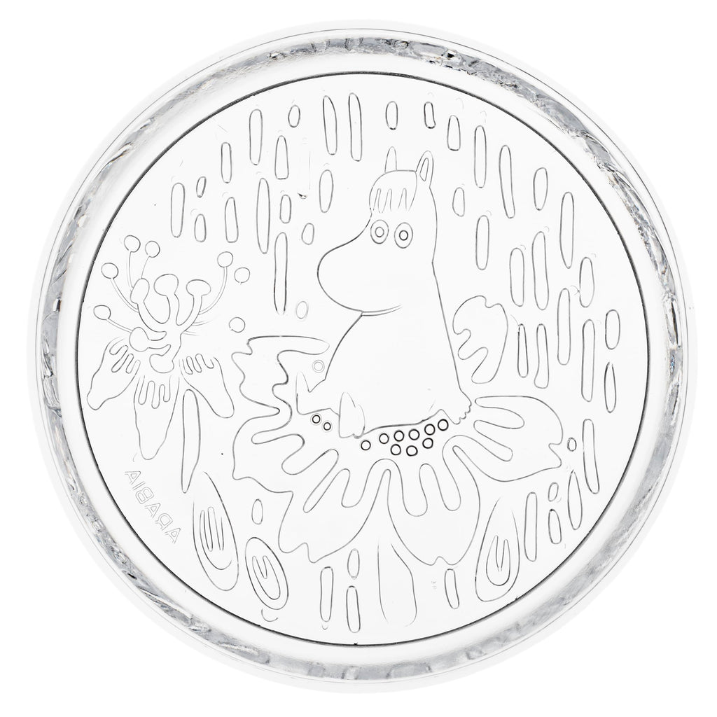 Arabia Moomin Glass Plate 6.1in Clear