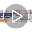 Luxurious King Size Feather Comforter - 100% Cotton, All Season, Soft & Fluffy