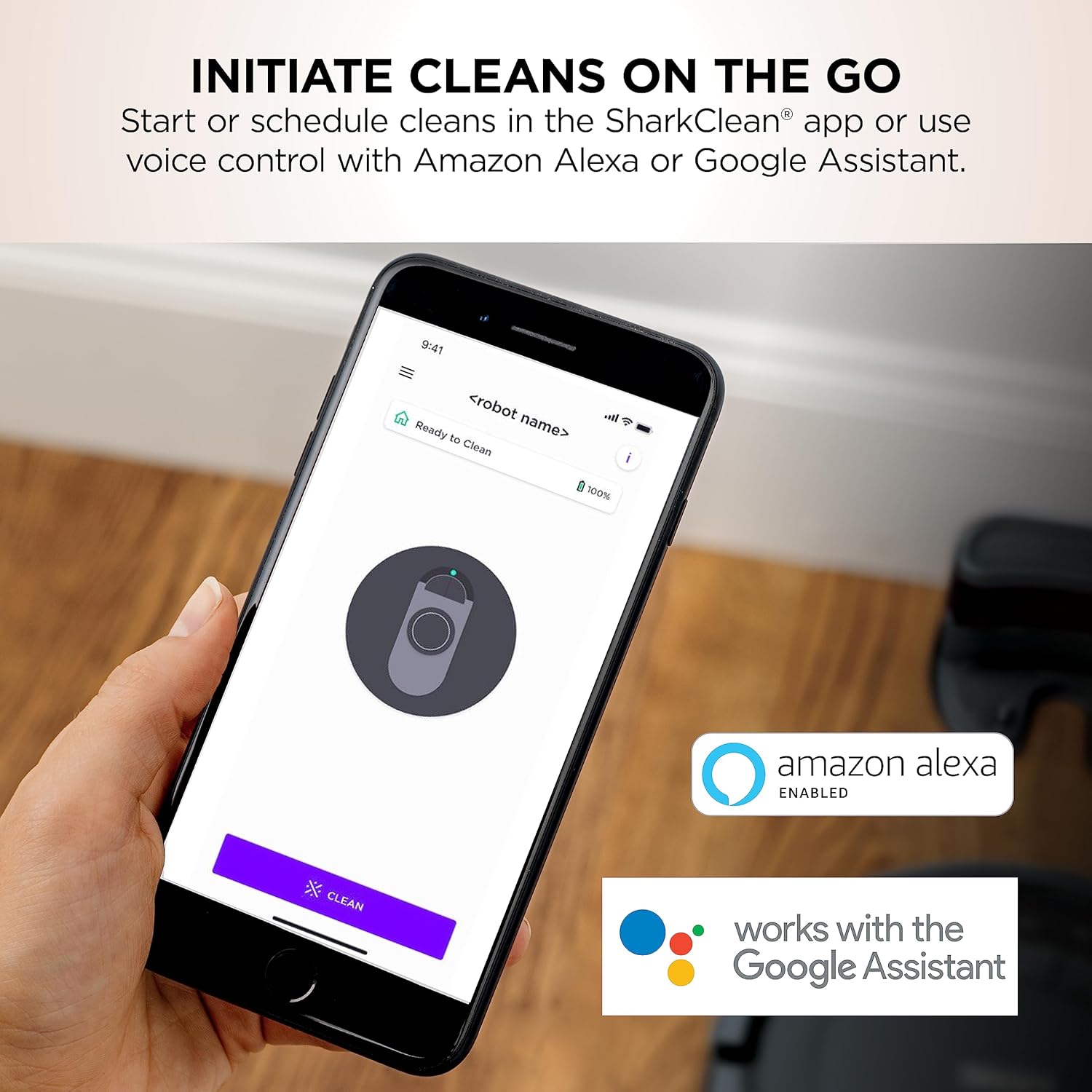 Shark AV753 ION Robot Vacuum - WiFi Connected, Tri-Brush System, 120 Min Runtime | Multi-Surface Cleaning, Grey