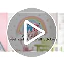 Watercolor Butterfly Wall Decals - Peel and Stick Removable Wall Art