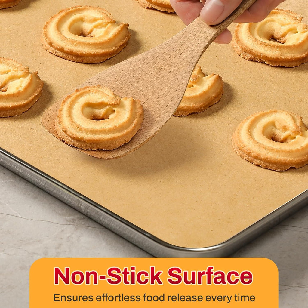 Unbleached Parchment Paper Sheets by [Brand Name] - 200 Pcs, 12x16 Inch, Non-Stick for Baking & Cooking