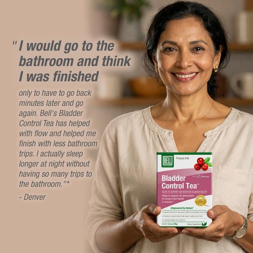 Bell Bladder Control Tea for Women™ - A Special Herbal Tea to Help Support Healthy Urinary Balance and Control - Kidney Tea