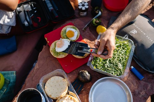 MSR Alpine Deluxe Camping Cutting Board, One Size, Red