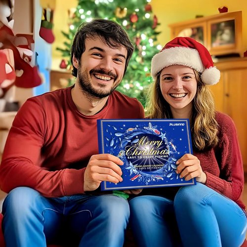 Advent Calendar 2025 - Fishing Gifts for Men & Teens | 24-Day Christmas Countdown with Tackle & Lures