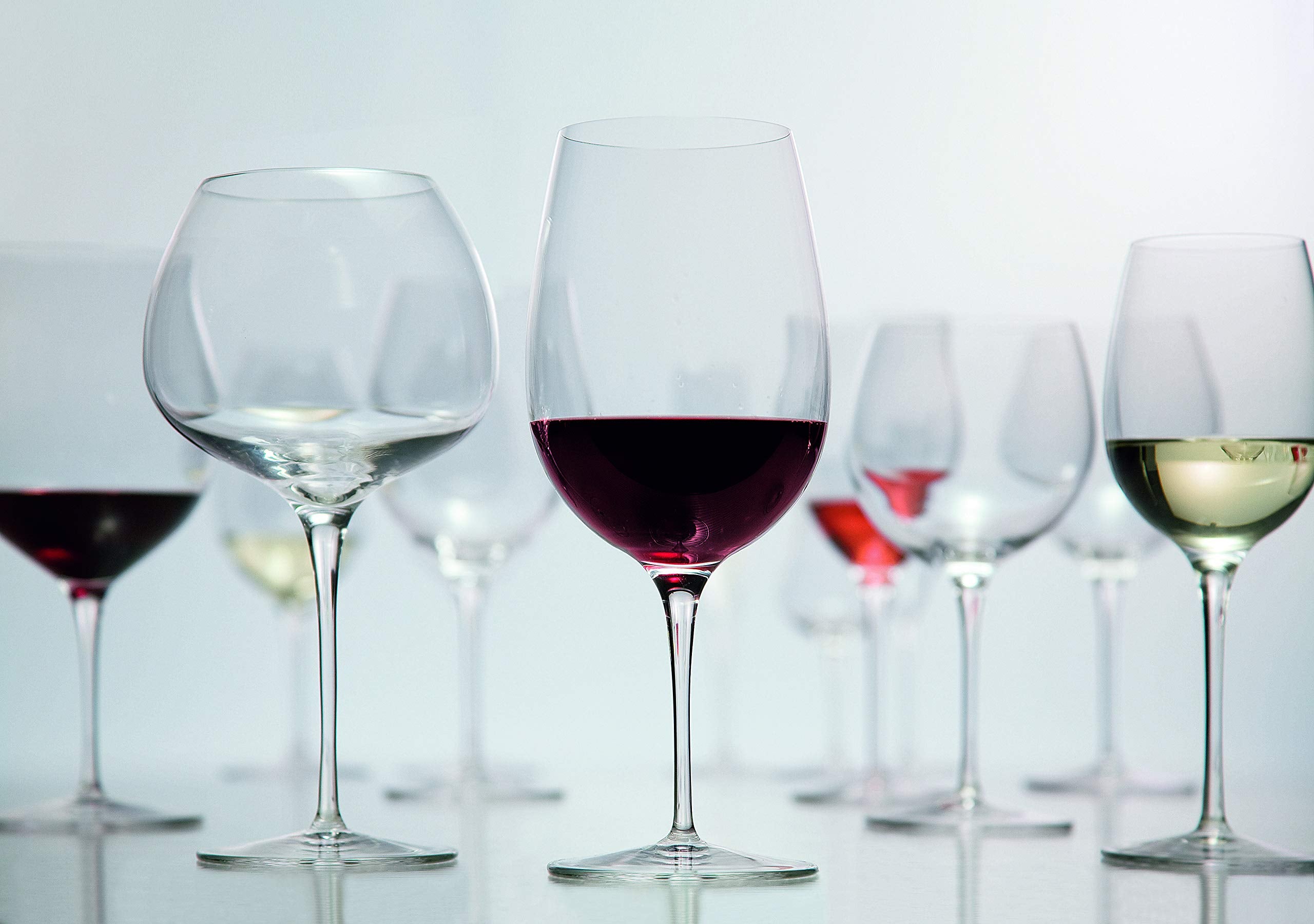 Luigi Bormioli Vinoteque 20 oz Ricco Red Wine Glasses, 6 Count (Pack of 1), Clear