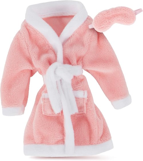 Martha Stewart Plush Robe & Sleep Mask Expansion Pack | Perfect Secret Santa Gift & Collectible