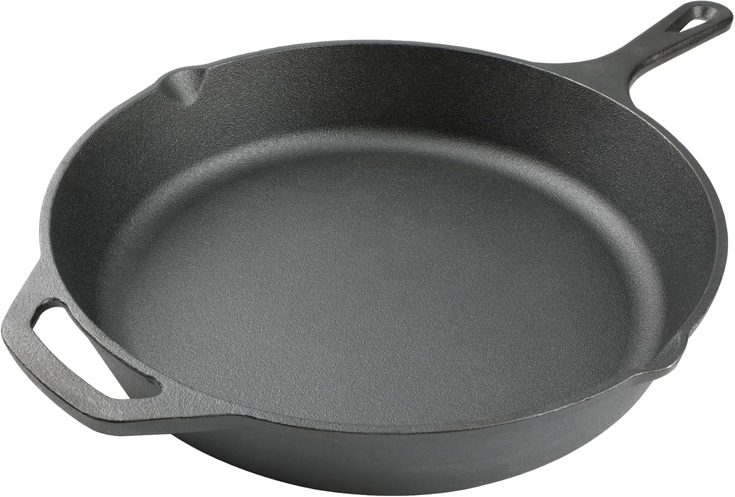 Skiennix 12-Inch Cast Iron Skillet - Pre-Seasoned Frying Pan for Oven, Stovetop & Grill | Durable Non-Toxic Cookware