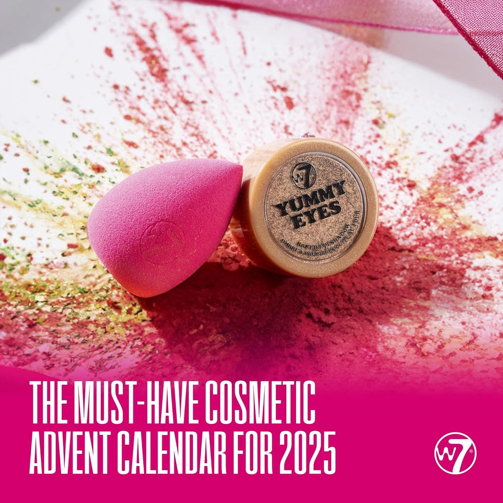 W7 Beauty Blast Makeup Advent Calendar 2025 | 24 Days of Cruelty-Free Surprises in Festive Box