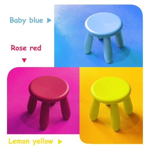 Kids Step Stool, Kindergarten Study Stools, Lightweight Footstools are Sturdy and Durable, Very Suitable for Use in The Kitchen, Bathroom and Bedroom(Light Blue)…