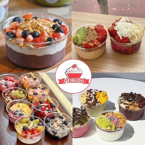 Qeirudu 50 Pack 16 Oz Plastic Dessert Cups with Dome Lids, Acai Bowls Clear Party Serving Bowls for Parfaits, Snacks, Cakes, Fruits