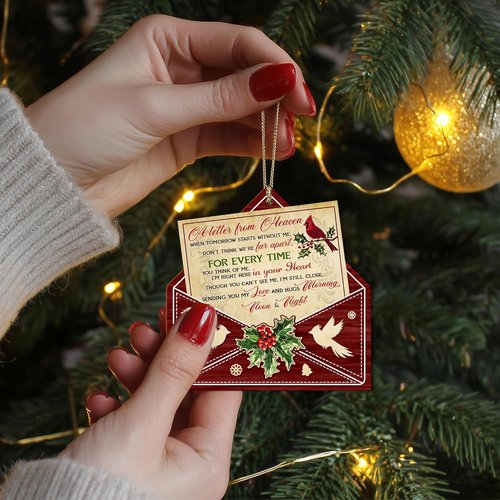 Hyturtle Memorial Christmas Ornament 2025 - Cardinal Tree Decoration for Loved Ones | Sympathy Holiday Keepsake