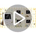 Wooden Pregnancy Milestone Ultrasound Picture Frame - Baby Shower Gift