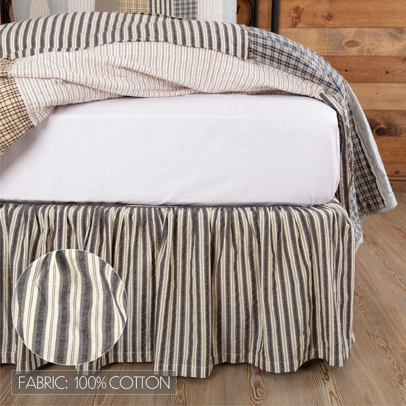 VHC Brands 23363 Bedding Accessory, Queen Skirt 60x80x16