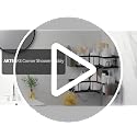 Corner Shower Caddy 2 Pack Adhesive Stainless Steel Shelves