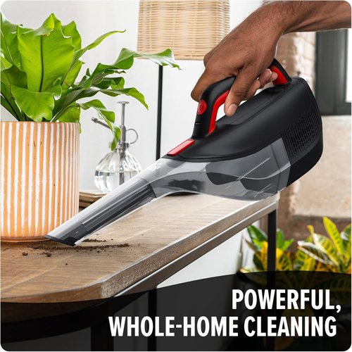 Dirt Devil 12V Cordless Handheld Vacuum - Powerful Suction & Multi-Surface Tool Kit | Lightweight, Black
