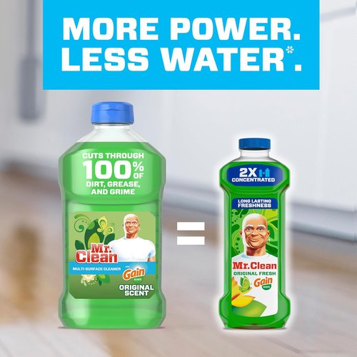 Mr. Clean All Purpose Cleaner - Multi-Surface Cleaning Liquid for Home, 41oz | Ideal for Mopping & Scrubbing