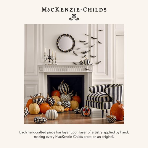 MACKENZIE-CHILDS Fall On The Farm Mini Pumpkins, Set of 3