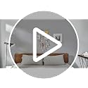 Macrame Hanging Photo Display with String Lights and 30 Wood Clips