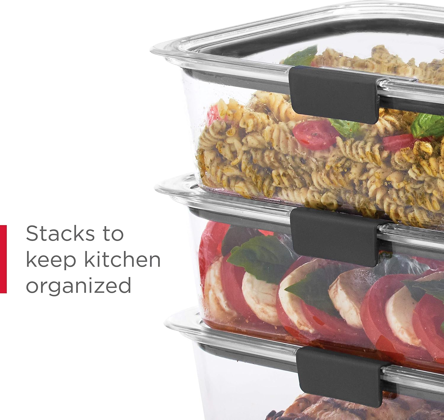 Rubbermaid Brilliance Airtight Food Storage Containers - 24-Piece BPA-Free Set for Meal Prep & Leftovers