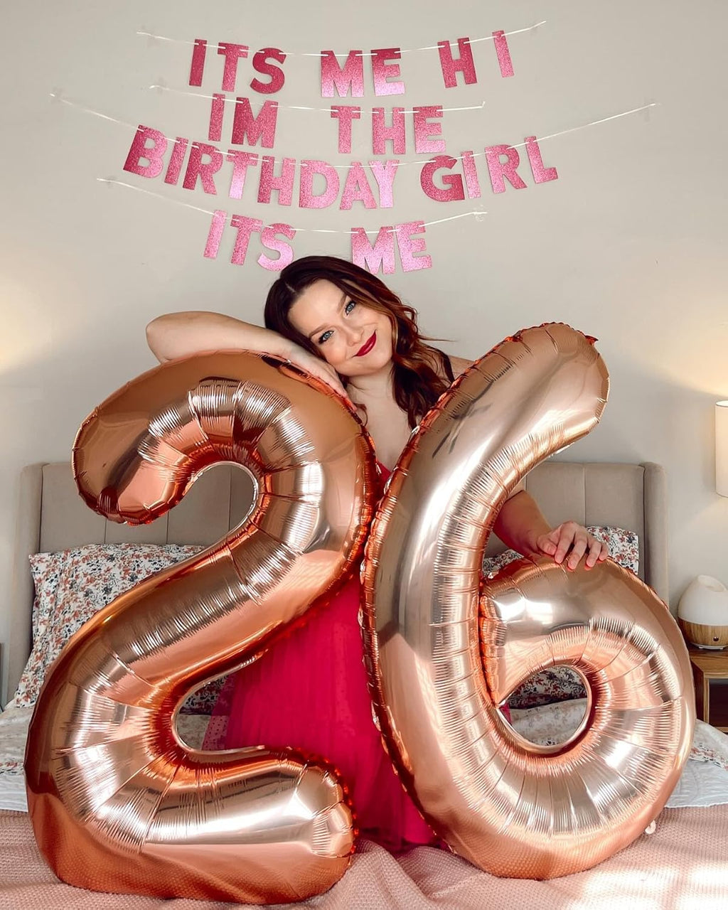 Rose Gold Number 6 Balloon - 40 Inch Birthday Decoration | Elegant Party Supplies