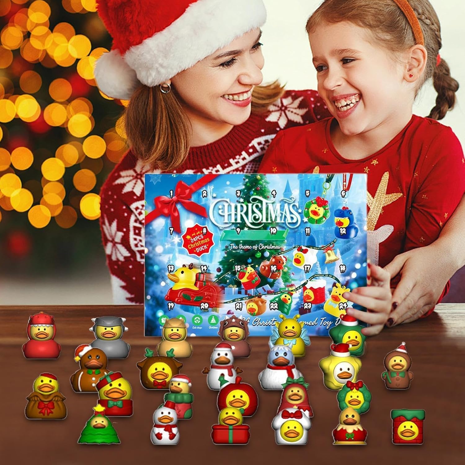 Rubber Ducks Advent Calendar 2025 - 24 Days of Surprises | Perfect Christmas Gift for Kids & Teens