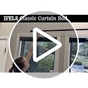 Heavy Duty Black Curtain Rod - 1 Inch Adjustable Drapery Rod (30-120")