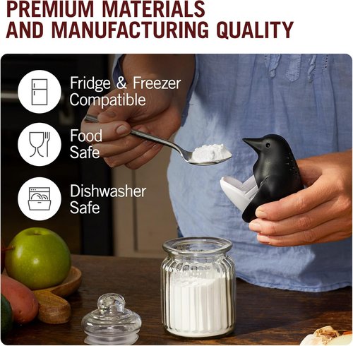 Monkey Business Chill Bill Refrigerator Deodorizer - Cute Baking Soda Container for Freshness