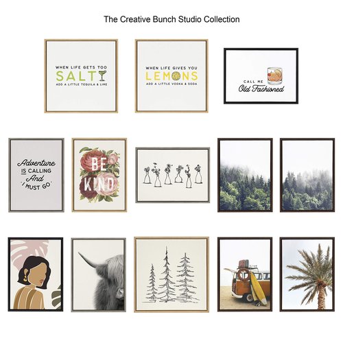 Kate and Laurel Blake Bathroom Bubble Bath Giraffe Framed Printed Glass Wall Art by The Creative Bunch Studio, 18x24 Natural, Baby Animal Art for Wall