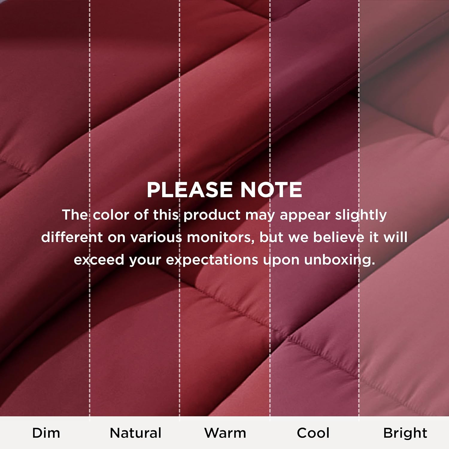 Bedsure Comforter Duvet Insert - All-Season Quilted Full Size Bedding Blanket, GentleSoft Down Alternative, 86 x 82 Inches, Red
