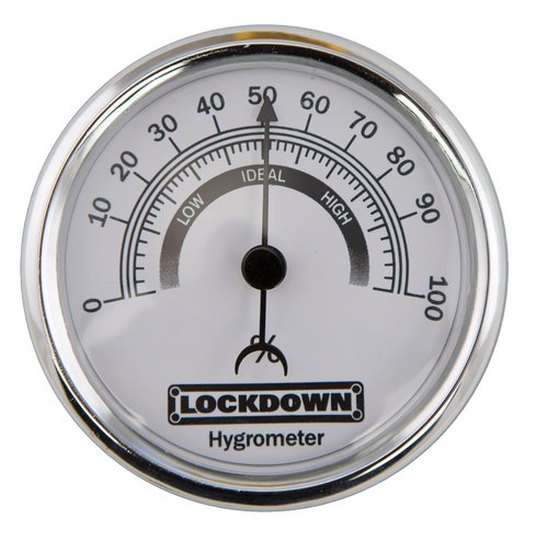 Lockdown Vault Hygrometer - Accurate Humidity Monitoring for Gun Safes & Storage Solutions