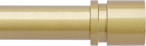 Byondeth Adjustable Curtain Rods for Windows - 16 to 88 Inches, 1 Inch Diameter, Flash Gold Finish