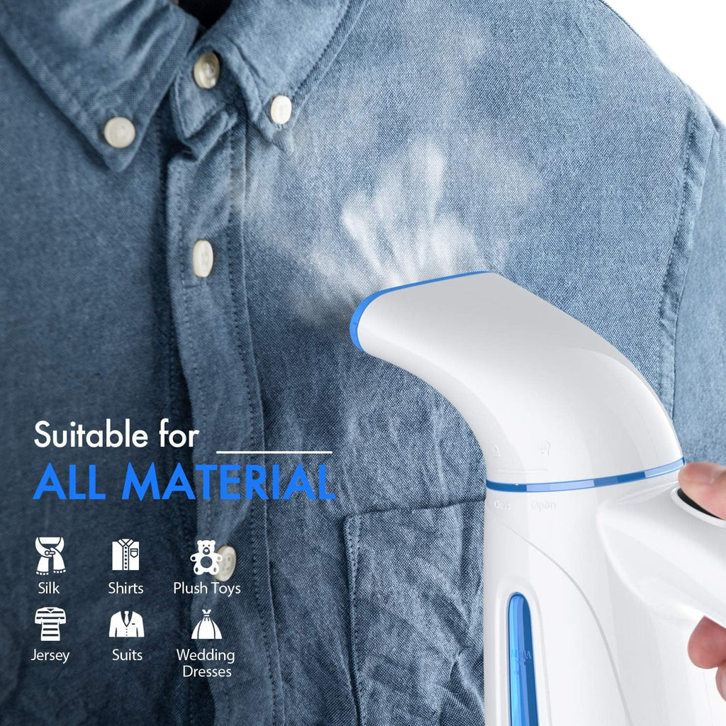 OGHom Handheld Clothing Steamer - Portable 240ml Travel Steam Iron for Wrinkle-Free Garments