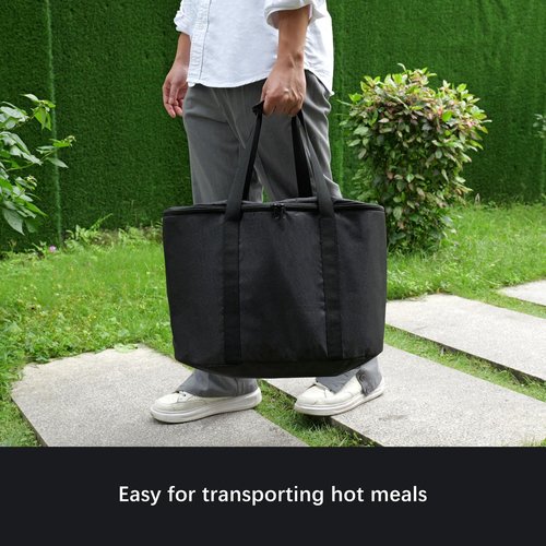 Omnikit Insulated Slow Cooker Carrying Bag - Travel Bag Carrier Compatible with Ninja Foodi Possible Cooker Pro MC1000, MC1001 - Multi Cooker Carry Bag Accessories Fit From 8.5 Qt To 10 Qt Slow Cooker