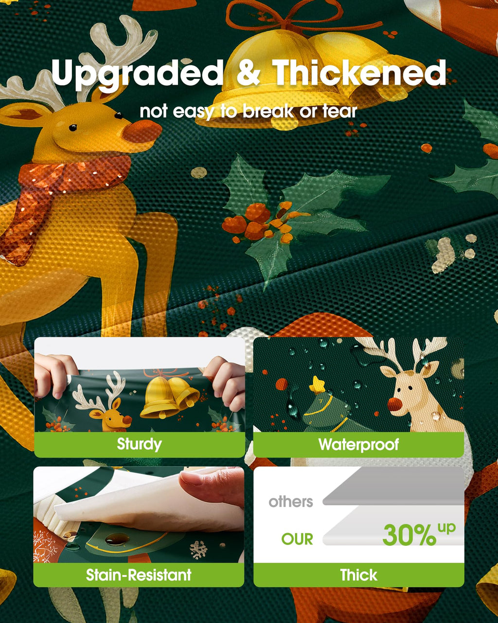 Pureegg Plastic Table Cloth Disposable 12 Pack, 54 x 108 Inch Table Cloths, Halloween Party, Thanksgiving Decorations, Harvest, Fall Tablecloths, Rectangle Tables, Leakproof & Sturdy, Christmas Red