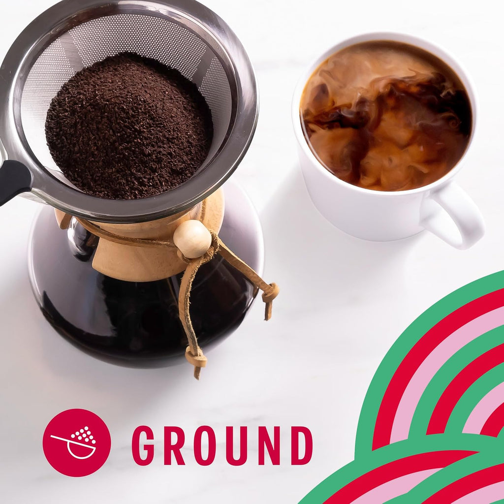 Starbucks Ground Coffee - Peppermint Mocha Flavor | 100% Arabica, Limited Holiday Edition, 6 Bags (11 Oz Each)